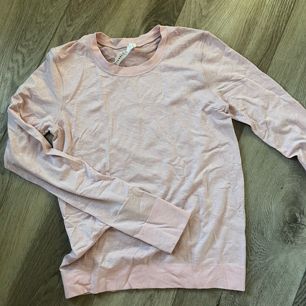 Strawberry Milkshake Long Sleeve Relaxed Lululemon Swiftley
